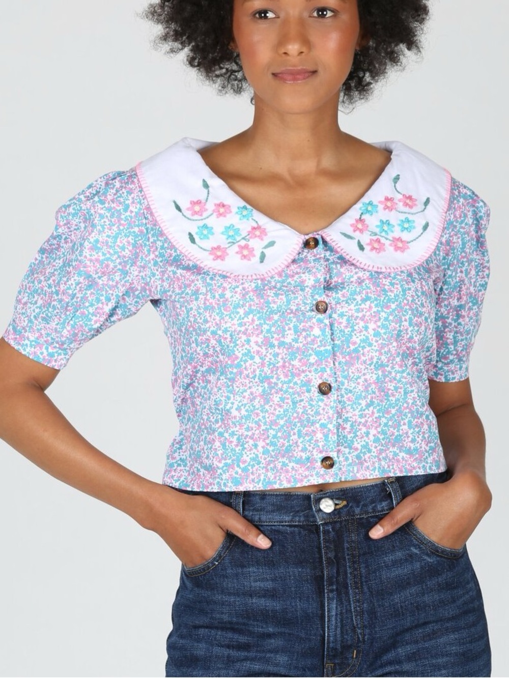 Tach Clothing Catia Tie Shirt Size XS